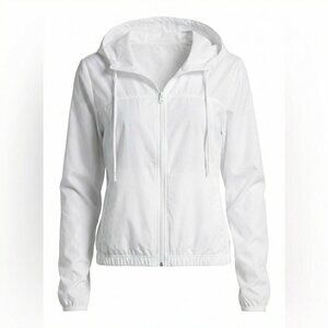 AQUA Cropped Windbreaker Jacket Bloomingdale’s Exclusive Lightweight Zip Jacket